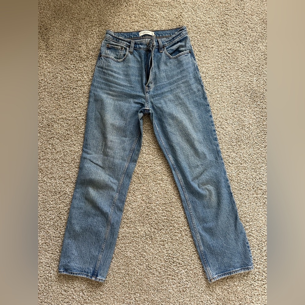 Abercrombie & Fitch Light Blue High Rise Jeans